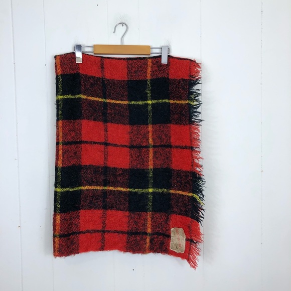 Vintage 60s Craig-Na-Creidhe Mohair Wool Blanket - Picture 2 of 7